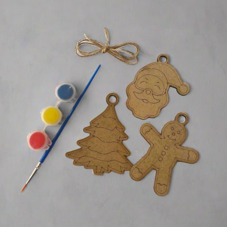 Paint Your Own Christmas Ornament Set