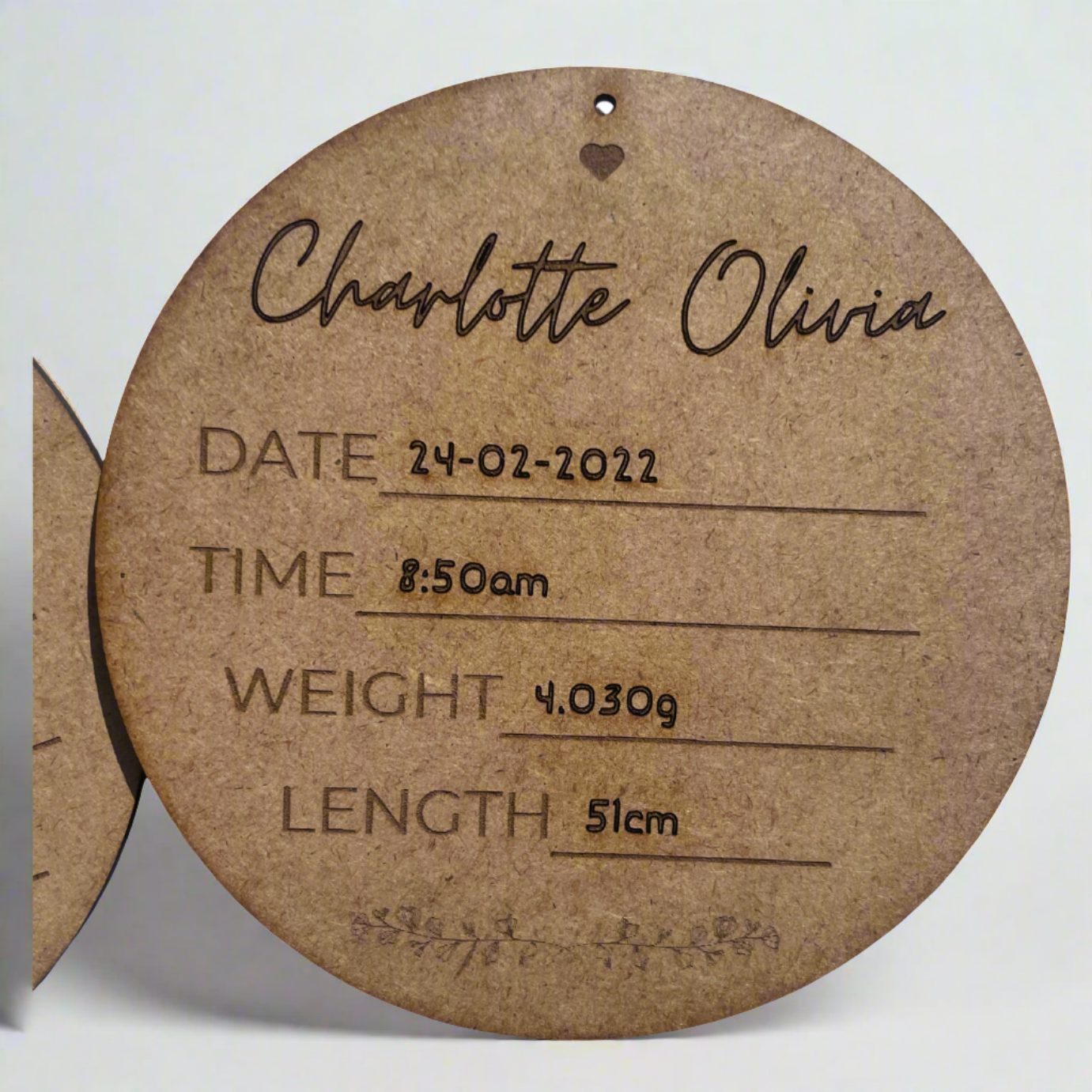 Baby Announcement Plaques