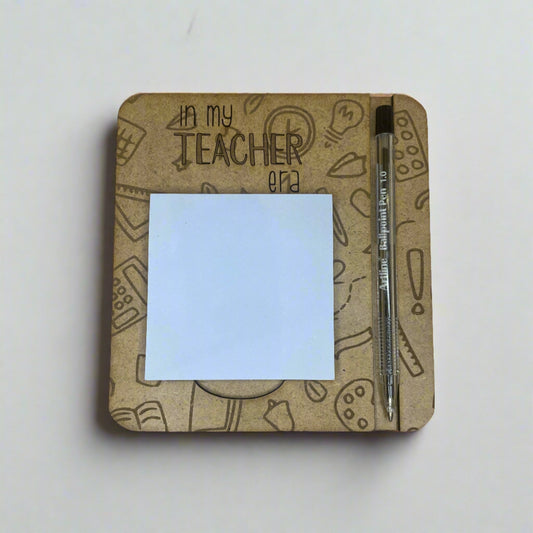In My Teacher Era Post-It Holder