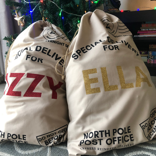 Personalised Christmas Santa Sack